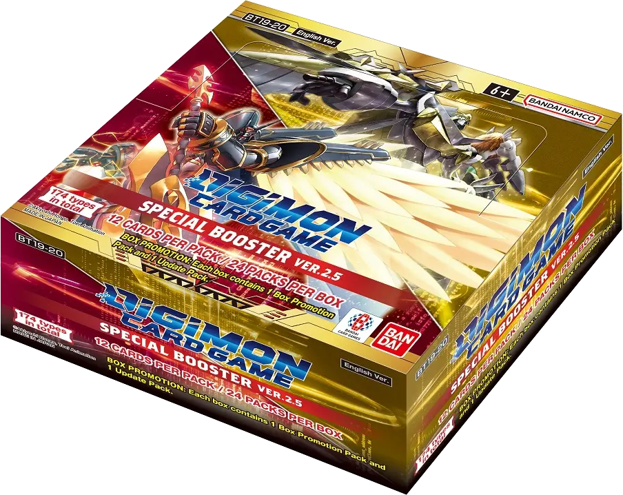 Digimon - Special Booster 2.5 Booster Box BT19-20 The Vault Sports Cards and Collectables Digimon - Special Booster 2.5 Booster Box BT19-20 The Vault Sports Cards and Collectables