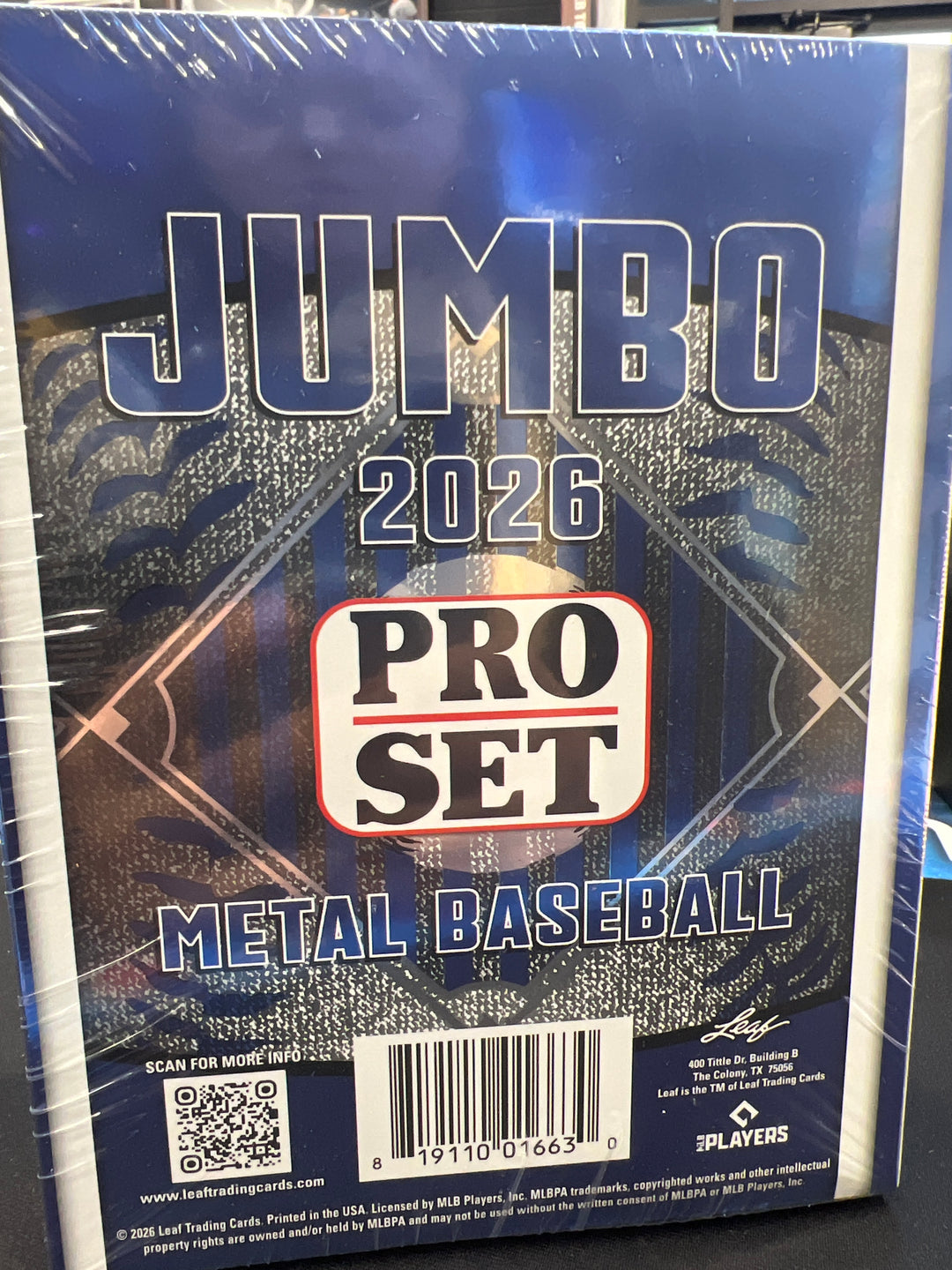 2026 Leaf Pro Set Metal Baseball Jumbo  Box