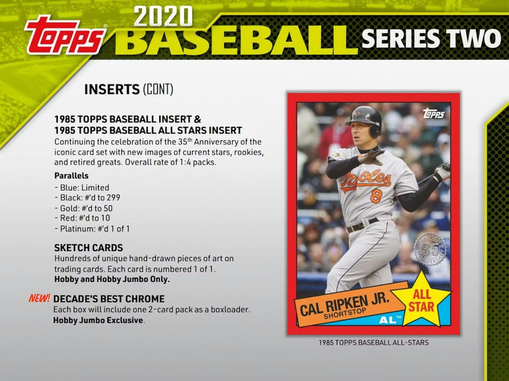 2020 Topps Series 2 Baseball Hobby Box