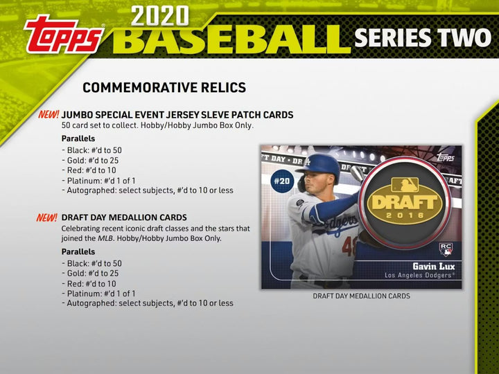 2020 Topps Series 2 Baseball Hobby Box