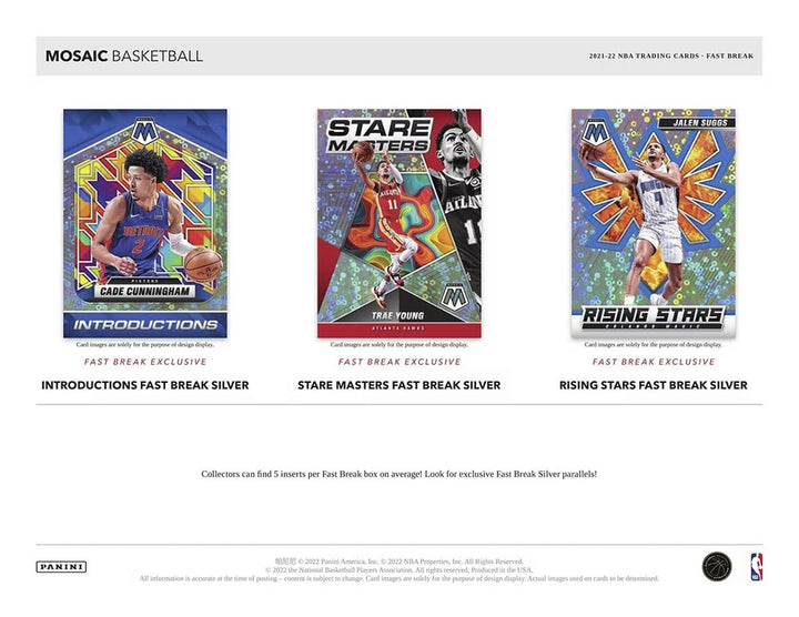2021-22 Panini Mosaic Basketball Fast Break