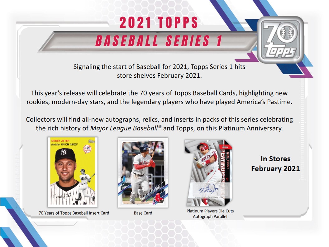 2021 Topps Series 1 Jumbo - Baseball