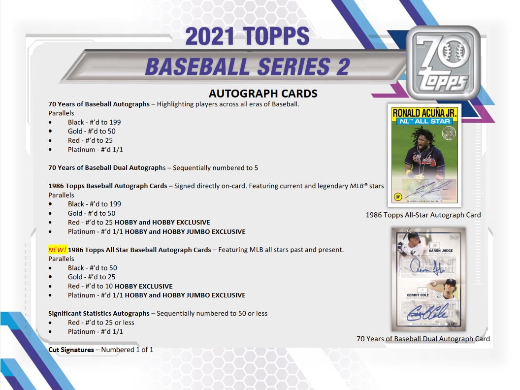 2021 Topps Series 2 Baseball Jumbo Box