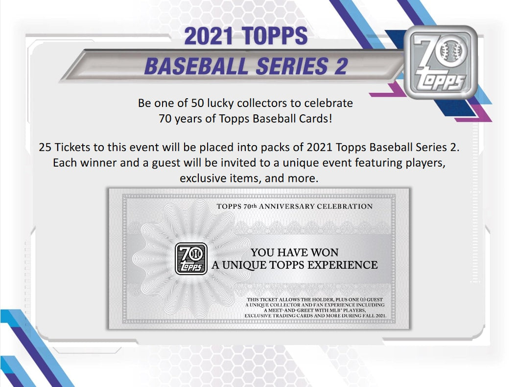 2021 Topps Series 2 Baseball Jumbo Box