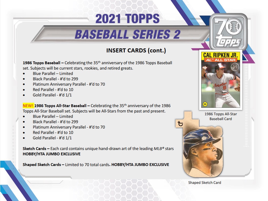 2021 Topps Series 2 Baseball Jumbo Box