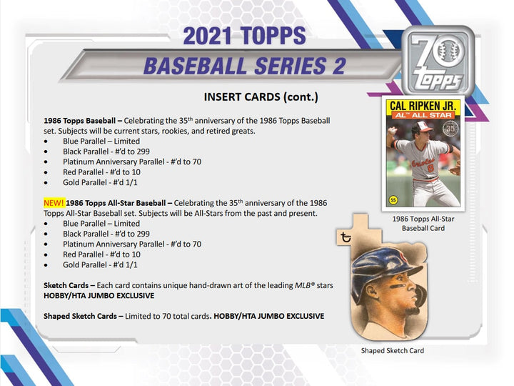 2021 Topps Series 2 Baseball Jumbo Box