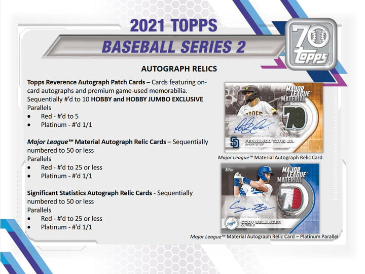2021 Topps Series 2 Baseball Jumbo Box