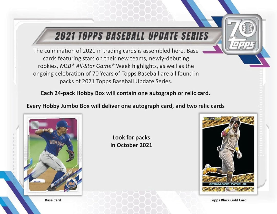 2021 Topps Update Series Jumbo