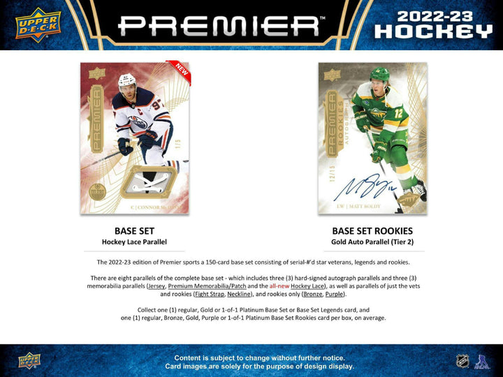 2022-23 Upper Deck Premier Hockey