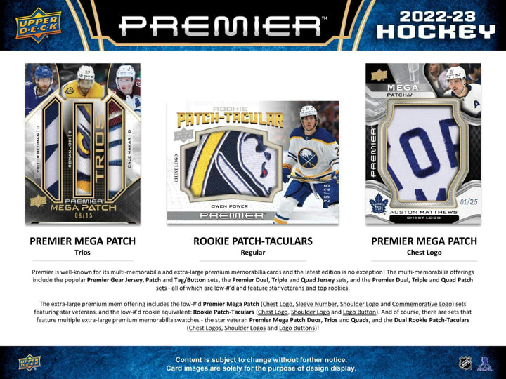 2022-23 Upper Deck Premier Hockey