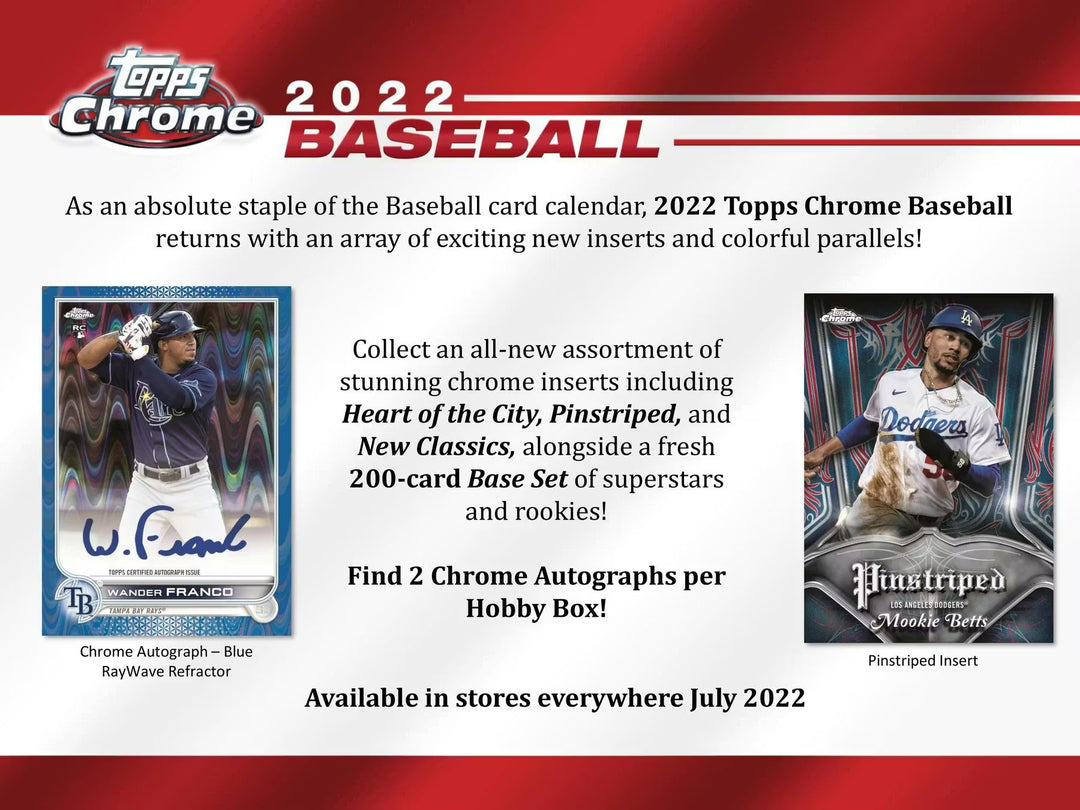 2022 Topps Chrome Baseball Hobby