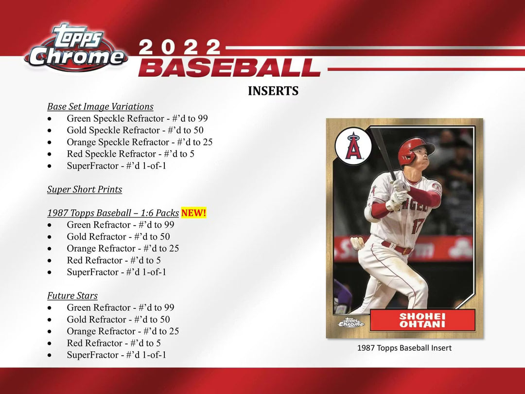 2022 Topps Chrome Baseball Hobby