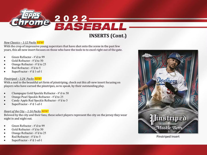 2022 Topps Chrome Baseball Hobby