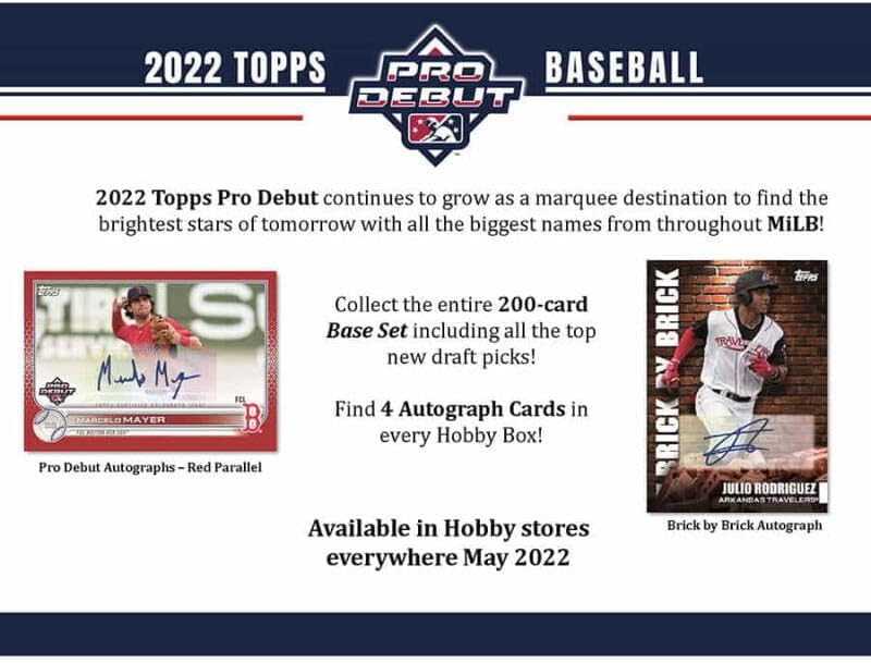 2022 Topps Pro Debut Hobby Box