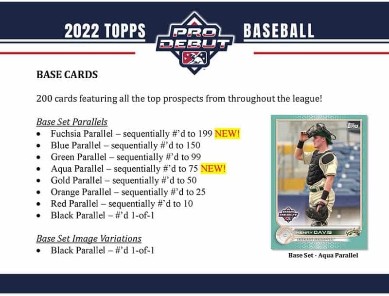 2022 Topps Pro Debut Hobby Box