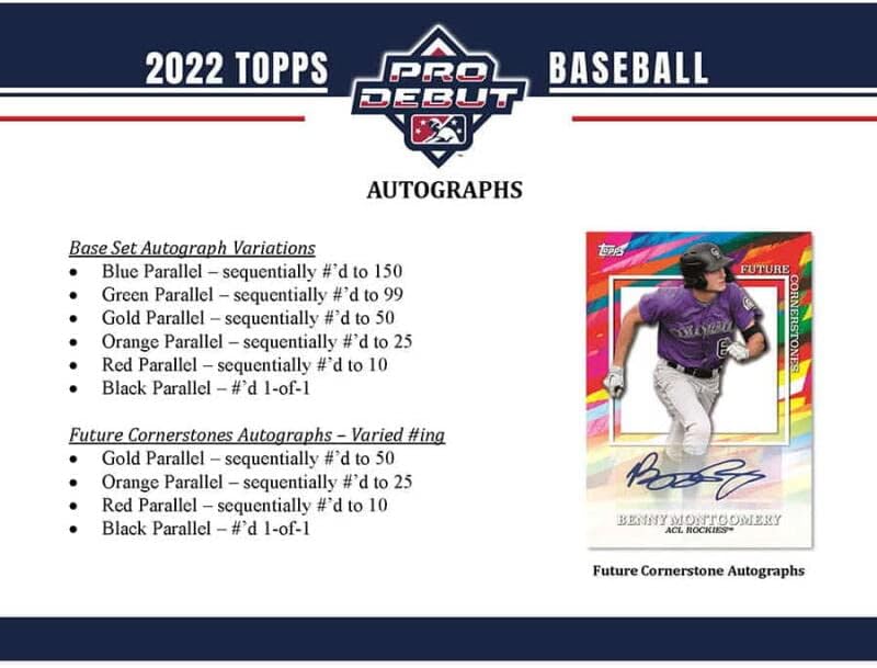 2022 Topps Pro Debut Hobby Box