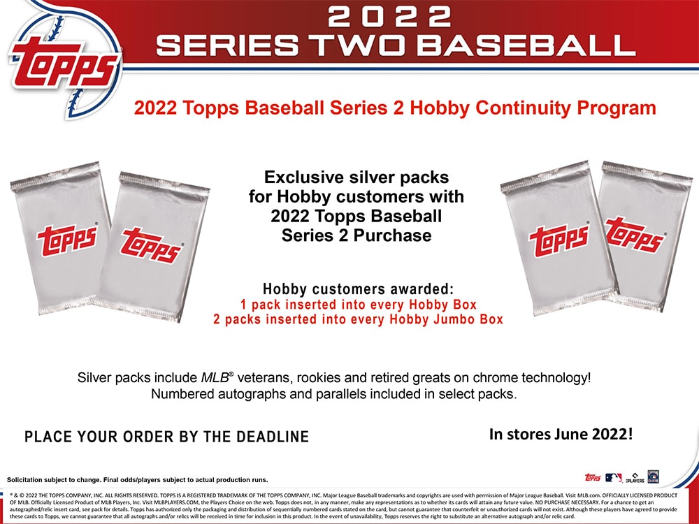 2022 Topps Series 2 Baseball Jumbo Box
