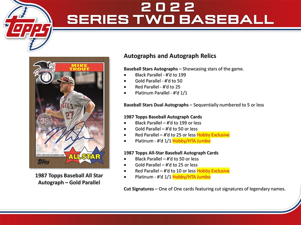 2022 Topps Series 2 Baseball Jumbo Box