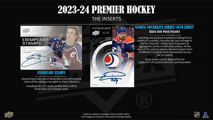 2023-24 Upper Deck Premier Hockey