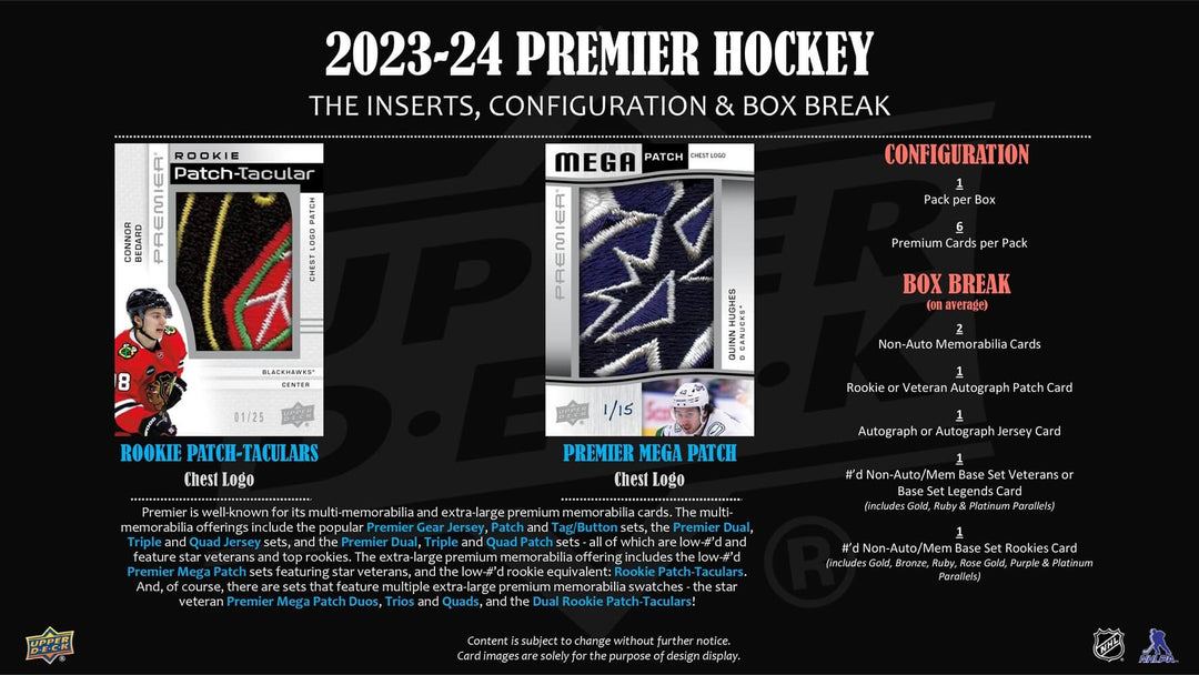 2023-24 Upper Deck Premier Hockey