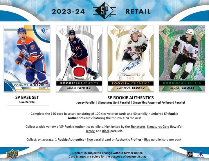 2023-24 Upper Deck SP Hockey Blaster Box