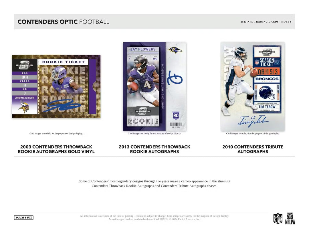 2023 Contenders Optic Football Hobby Box