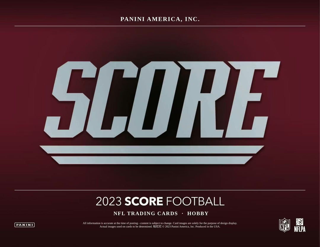 2023 Panini Score Football Hobby Box