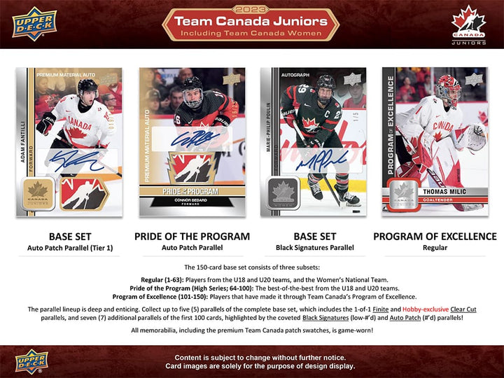 2023 Upper Deck Team Canada Juniors Pack