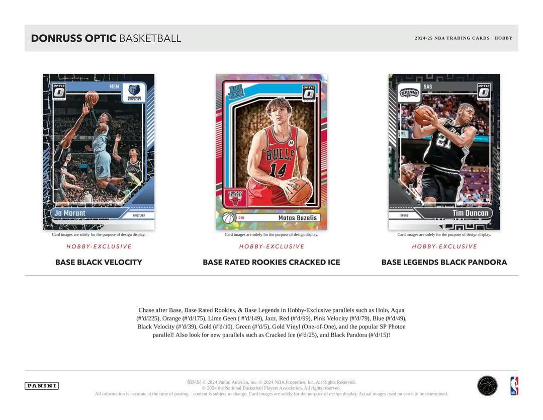 2024-25 Panini Donruss Optic Basketball Fast Break Box