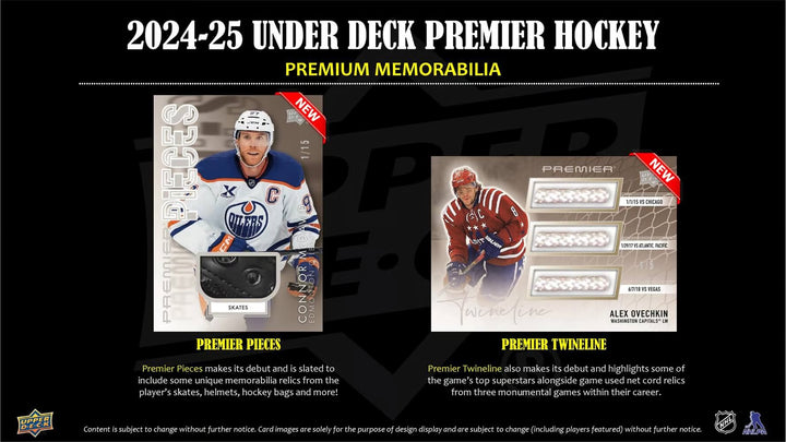 2024-25 Upper Deck Premier Hockey (Call For Pricing)