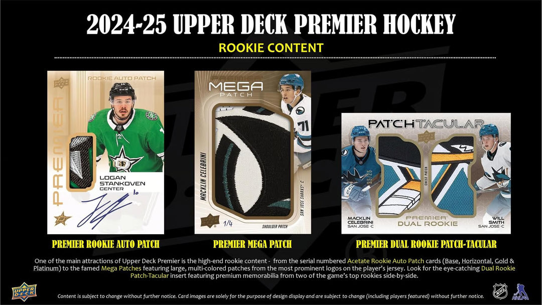 2024-25 Upper Deck Premier Hockey (Call For Pricing)