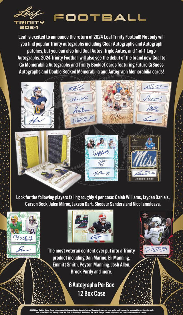 2024 Leaf Trinity Baseball Hobby Box
