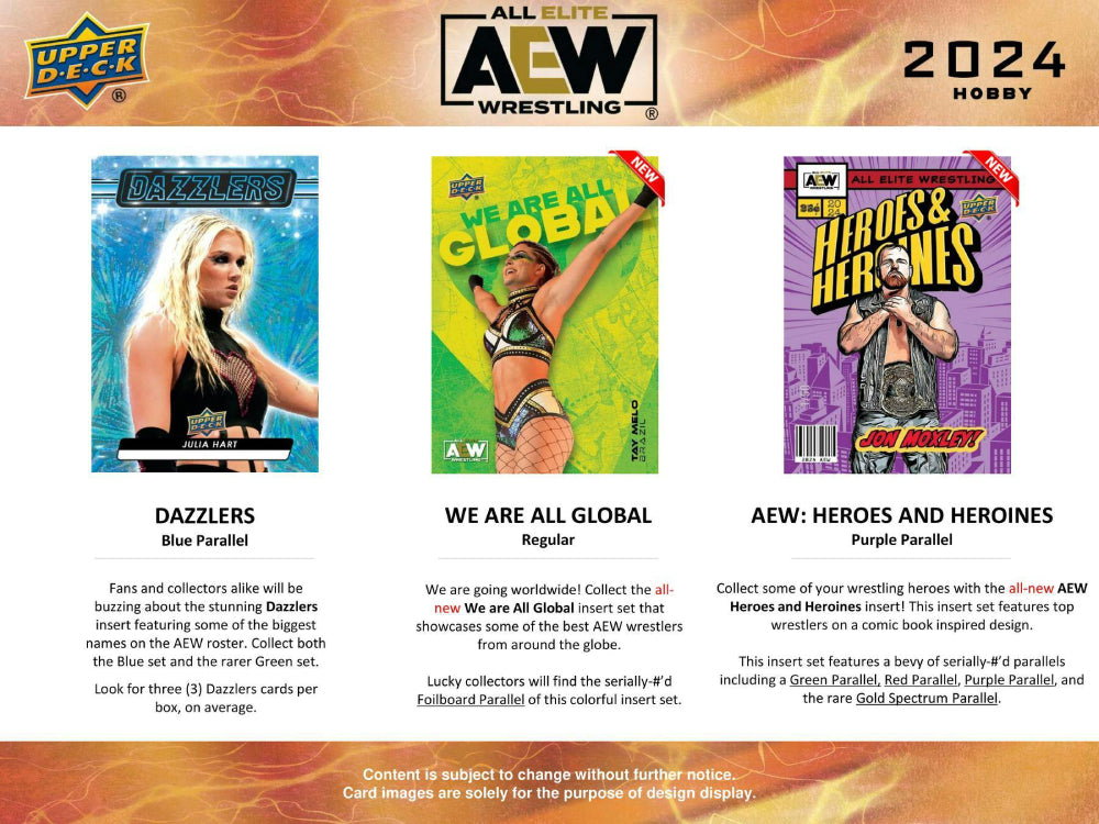 2024 Upper Deck All Elite Wrestling Hobby Box (AEW) Pack