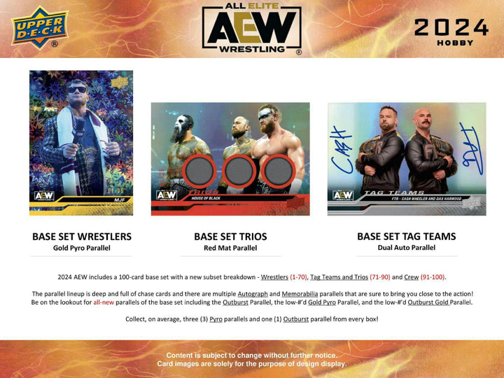 2024 Upper Deck All Elite Wrestling Hobby Box (AEW) Pack