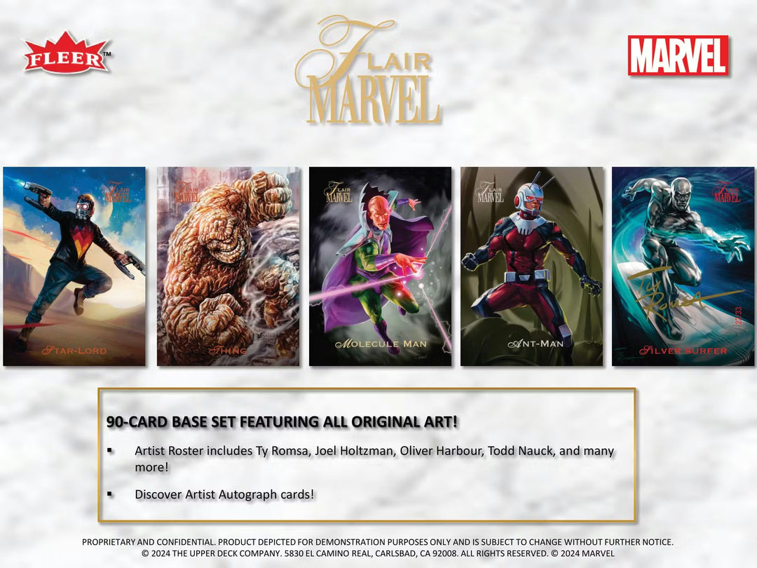 2024 Upper Deck Marvel Flair Hobby Box Pack