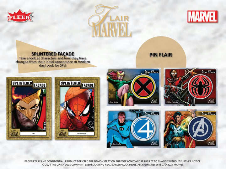 2024 Upper Deck Marvel Flair Hobby Box Pack