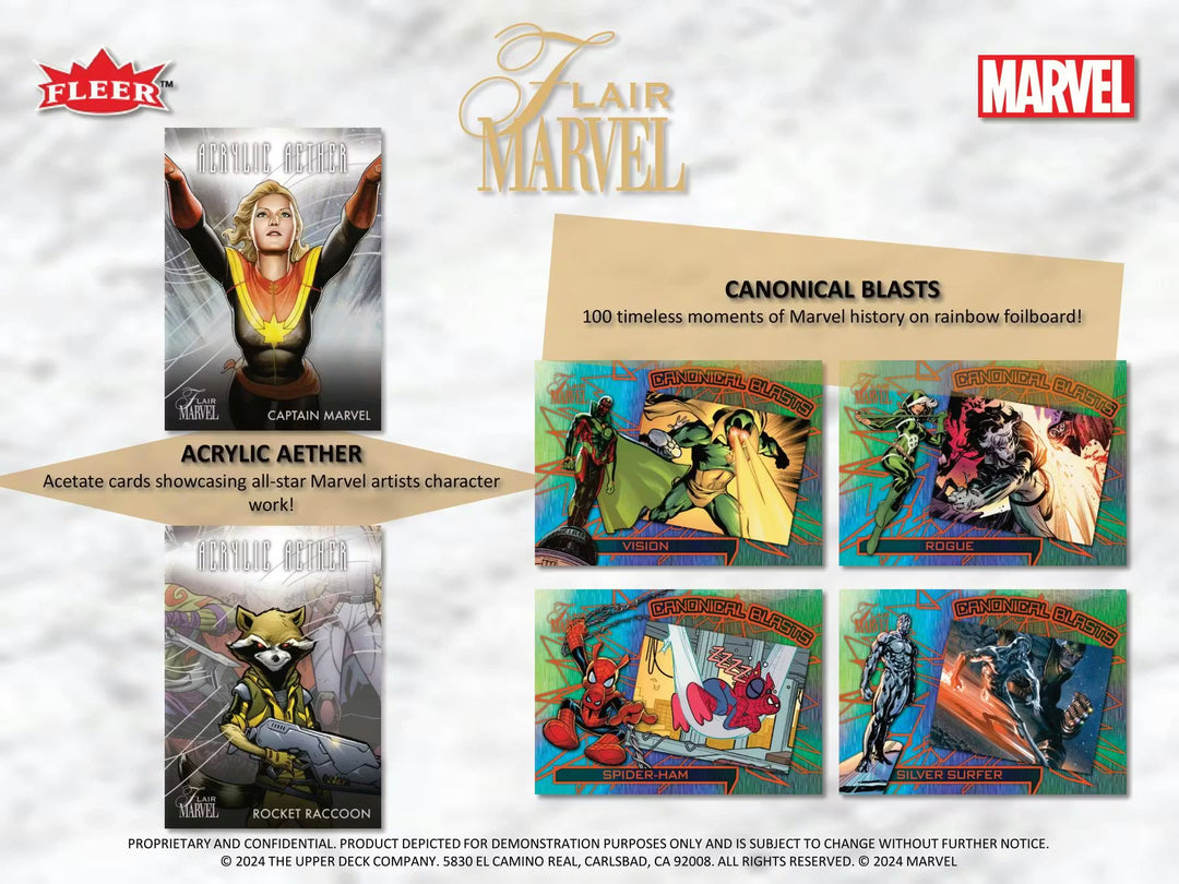 2024 Upper Deck Marvel Flair Hobby Box Pack