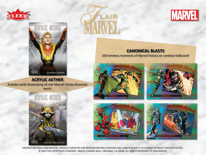 2024 Upper Deck Marvel Flair Hobby Box Pack
