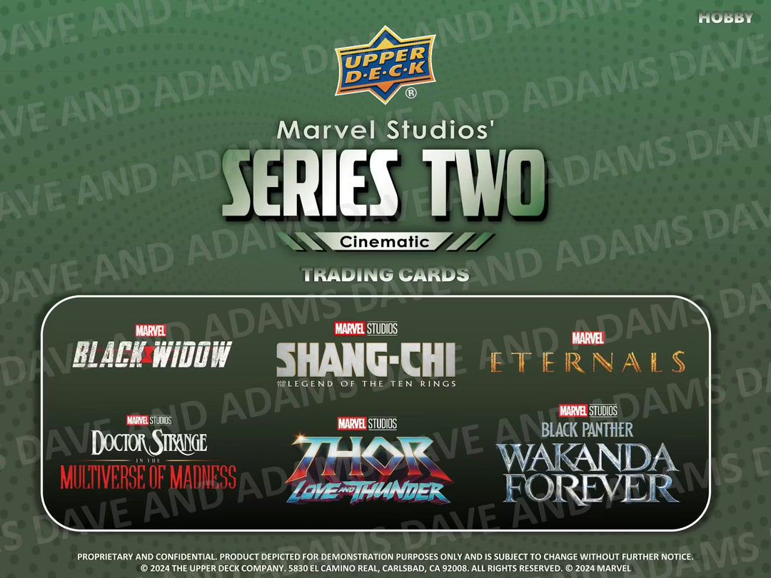 2024 Upper Deck Marvel Studios Series Two Pack