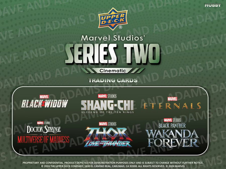 2024 Upper Deck Marvel Studios Series Two Pack