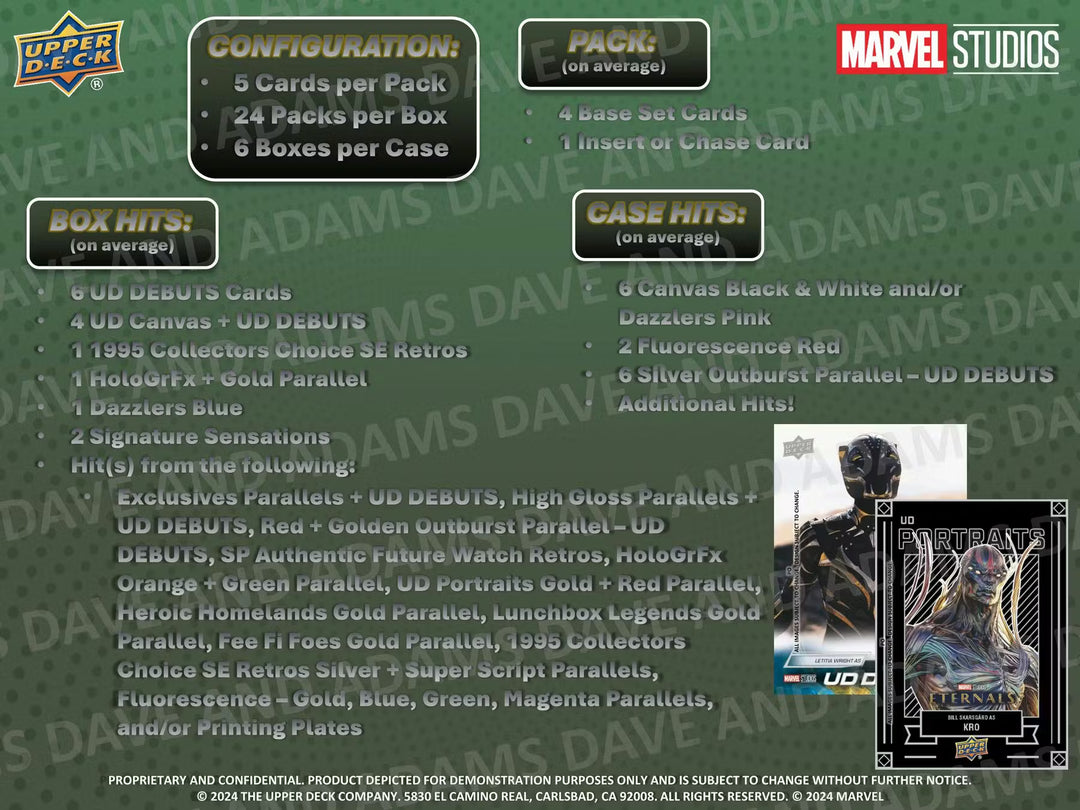 2024 Upper Deck Marvel Studios Series Two Pack