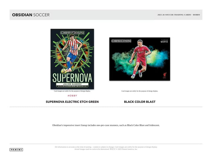2025-26 Panini Obsidian Soccer Hobby Box