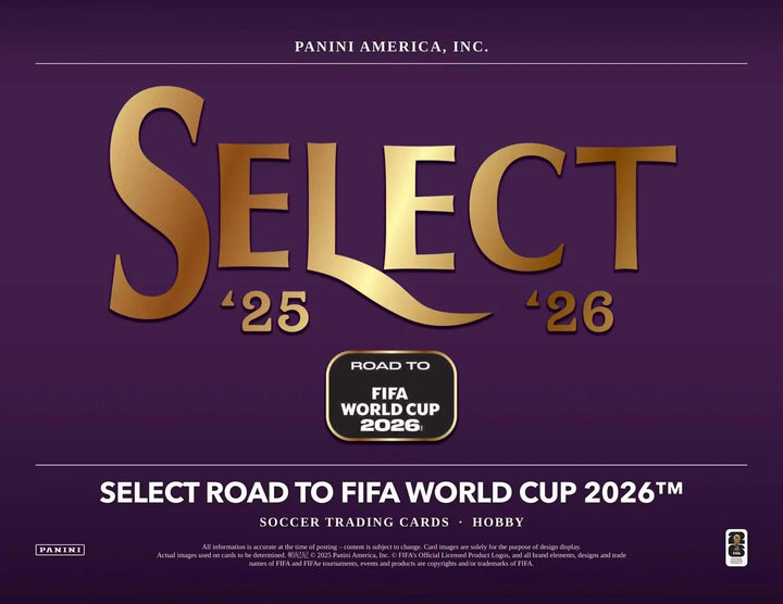2025-26 Panini Select Road to FIFA World Cup Soccer Hobby Box