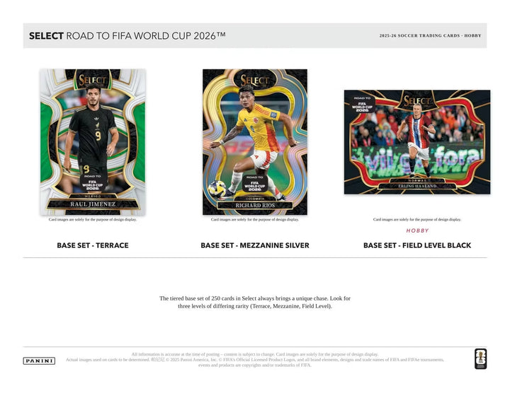 2025-26 Panini Select Road to FIFA World Cup Soccer Hobby Box