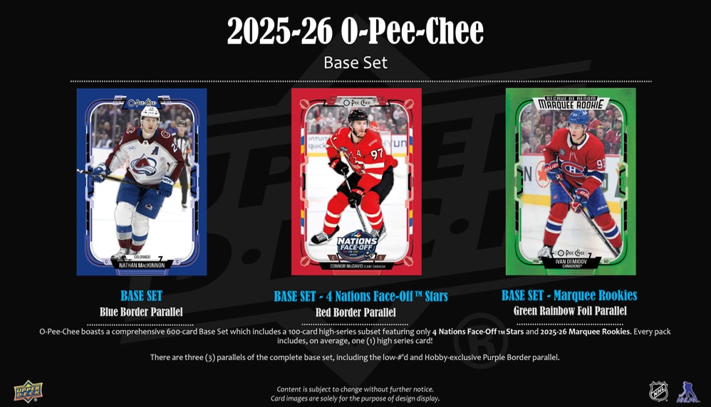 2025-26 Upper Deck Hockey O-Pee-Chee Hobby Box