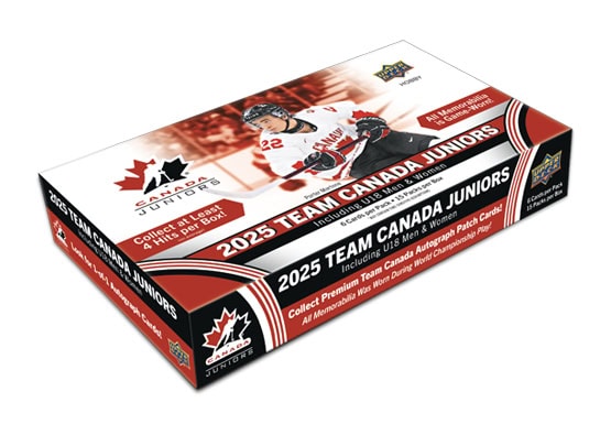 2025 Upper Deck Team Canada Juniors Hobby Box (Call for Pricing)
