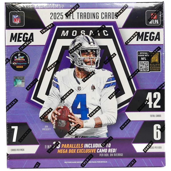 2025 Panini Mosaic NFL Football Mega Box