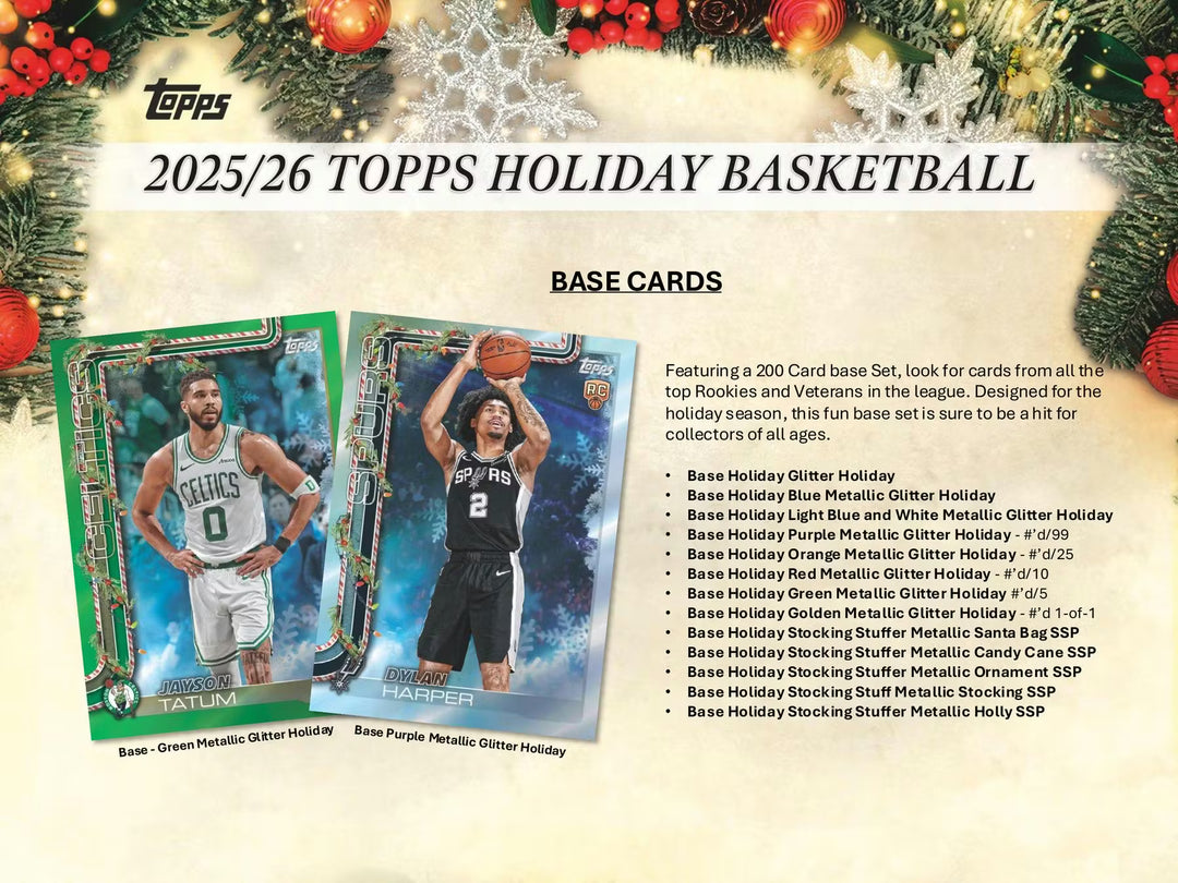 2025/26 Topps Holiday Mega Basketball Box