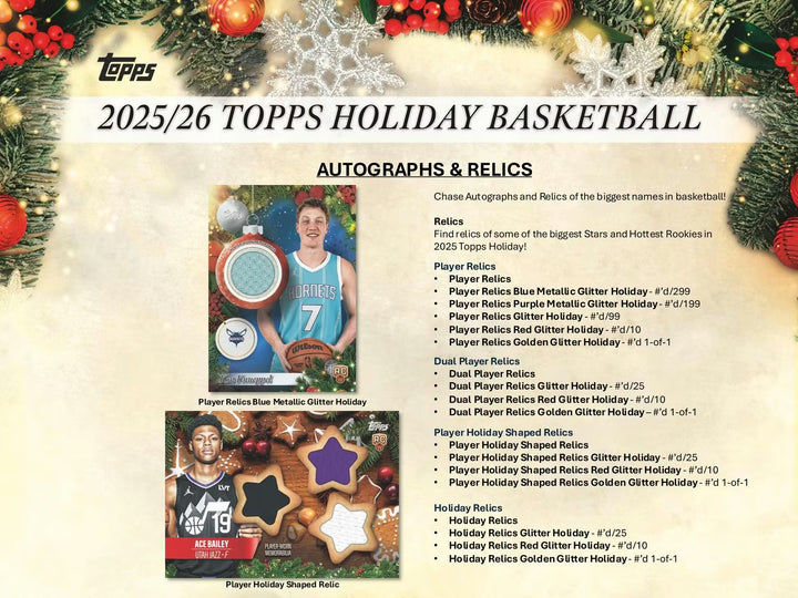 2025/26 Topps Holiday Mega Basketball Box