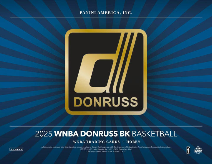 2025 Panini Donruss WNBA Hobby Box